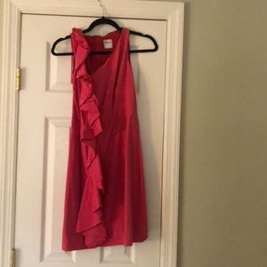 Pink ruffle dress (red Valentino)